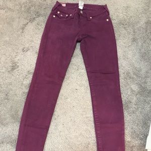True Religion colored jeans